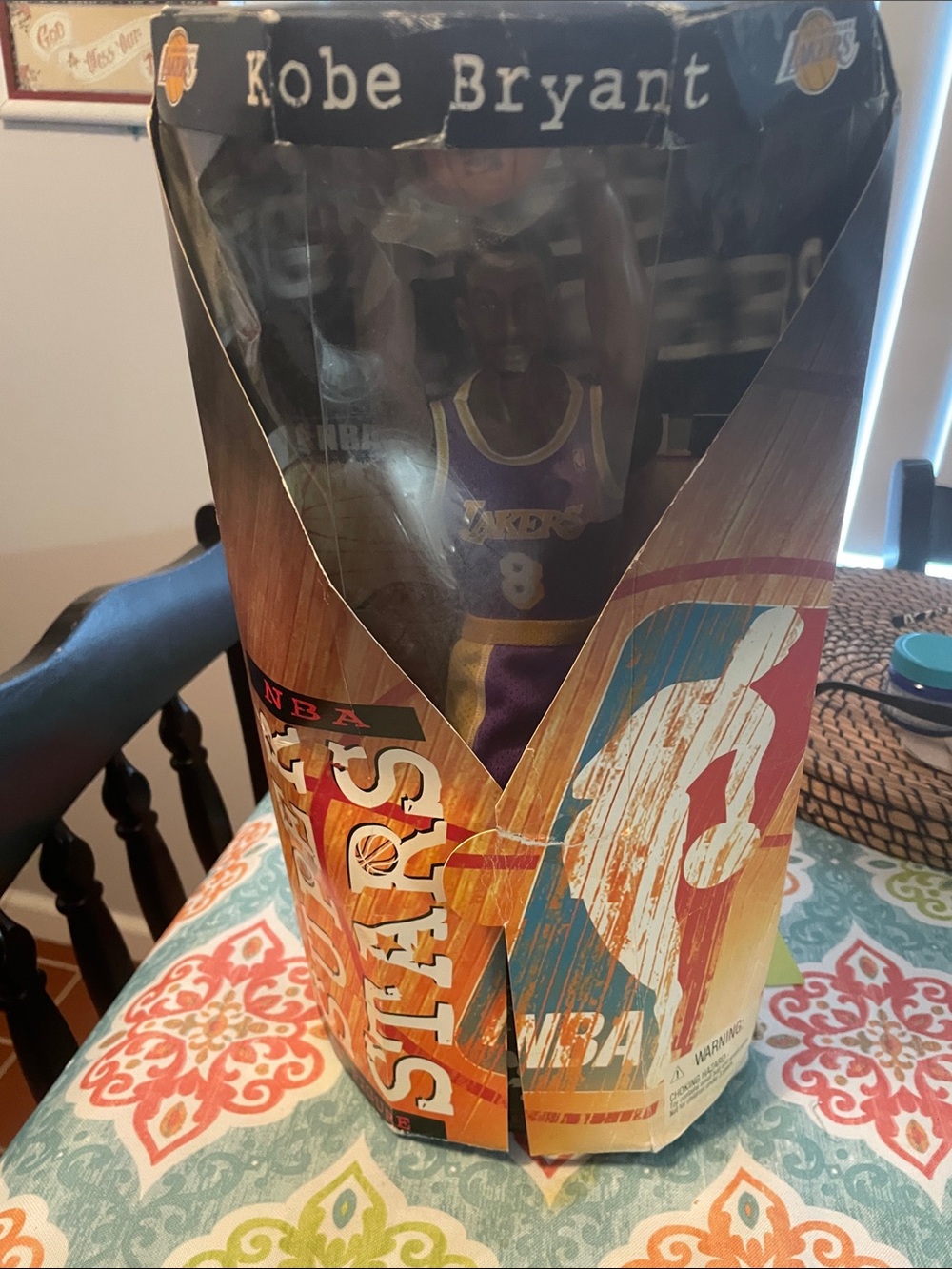 NBA Kobe Bryant Lakers Purple and Gold Figure in Display Box